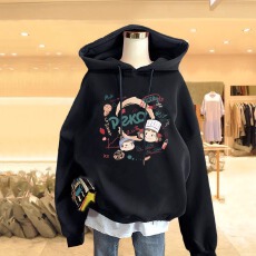 批发官图 实价 华棉复合-薄款310g-加绒400g 连帽卫衣女秋冬装<b class='q'>外贸</b>