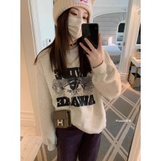批发薄款/加绒 秋冬装圆领卫衣女印花跨境