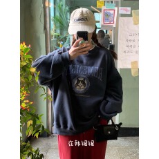 批发官图 实价 华棉复合-薄款310g加绒400g 秋冬装圆领<b class='q'>卫衣</b>女印花跨境