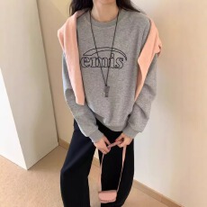 批发官图 实价 华棉复合-薄款310g加绒400g 秋冬装圆领<b class='q'>卫衣</b>女印花跨境