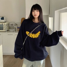 批发官图 实价 华棉复合-薄款310g加绒400g 秋冬装圆领卫衣女印花外贸
