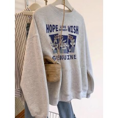 批发官图 实价 华棉复合-薄款310g加绒400g 秋冬装圆领卫衣女印花<b class='q'>外贸</b>