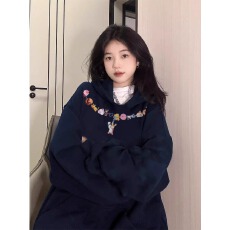 批发官图 实价 华棉复合-薄款310g-加绒400g 连帽卫衣女秋冬装<b class='q'>外贸</b>