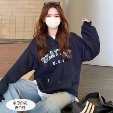 批发官图 实价 华棉复合-薄款310g-加绒400g 连帽卫衣女秋冬装<b class='q'>外贸</b>