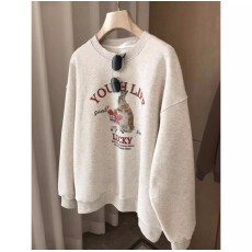 批发官图 实价 华棉复合-薄款310g加绒400g 秋冬装圆领卫衣女印花<b class='q'>外贸</b>