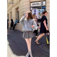 批发官图 实价 华棉复合-薄款/加绒 秋冬装加绒圆领卫衣女印花<b class='q'>宝宝</b>绒