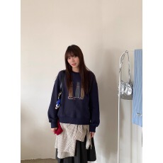 批发官图 实价 华棉复合-薄款/加绒 秋冬装加绒圆领卫衣女印花<b class='q'>宝宝</b>绒