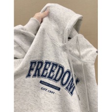 批发<b class='q'>韩国</b>外贸 华棉复合-薄款310g-加绒400g 加绒加厚<b class='q'>卫衣</b>女生连帽衫