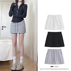 批发官图  纯棉华棉 有内里 隐藏拉链 半身裙女修身<b class='q'>显瘦</b>