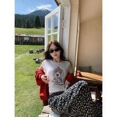 批发官图 实价 40支纯棉-220克 92%棉8%氨纶 正肩短袖<b class='q'>T</b><b class='q'>恤</b>女印花