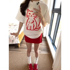 批发官图 21支纯棉-210克100%棉 2026年春夏装<b class='q'>短袖</b><b class='q'>T</b><b class='q'>恤</b><b class='q'>女</b>韩版印花