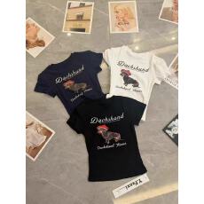 批发官图 实价 40支纯棉-220克 92%棉8%氨纶 正肩<b class='q'>短袖</b><b class='q'>T</b><b class='q'>恤</b>女印花