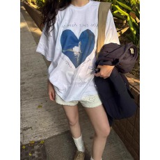 批发官图 21支纯棉-210克100%棉 2026年春夏装<b class='q'>短袖</b><b class='q'>T</b><b class='q'>恤</b>女韩版印花