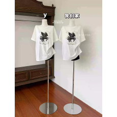 批发官图 21支纯棉-210克100%棉 2026年春夏装短袖T恤女韩版印花