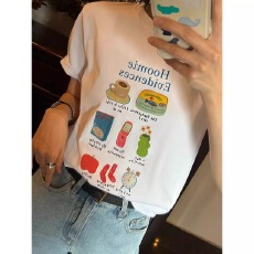 批发2026年春夏装短袖<b class='q'>T</b><b class='q'>恤</b>女韩版印花