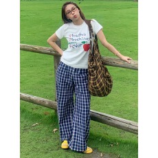 批发韩系纯棉<b class='q'>打底衫</b>女2026夏季新款字母印花圆领百搭短袖T恤<b class='q'>宽松</b>上衣