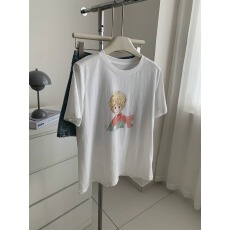 批发官图 21支纯棉-210克棉 夏装韩系短袖T恤女<b class='q'>韩版</b>宽松<b class='q'>大码</b>印花