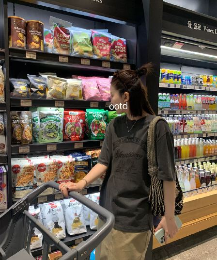 2026 년 한국 대외 무역 ~ 중 캐주얼 패션 워싱 마 오래된 순면 반팔 티셔츠 여성 루즈핏 대 에디션