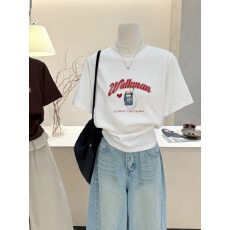 批发官图 21支纯棉-210克 后包领 夏装韩系短袖T恤女<b class='q'>韩版</b><b class='q'>宽松</b>大码印花