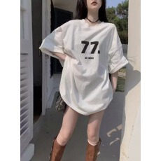 批发官图 21支纯棉-210克 后包领 夏装韩系短袖T恤女<b class='q'>韩版</b><b class='q'>宽松</b>大码印花