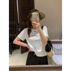 批发40支纯棉-220克 92%棉8%氨纶 正肩短袖<b class='q'>T</b><b class='q'>恤</b>女印花