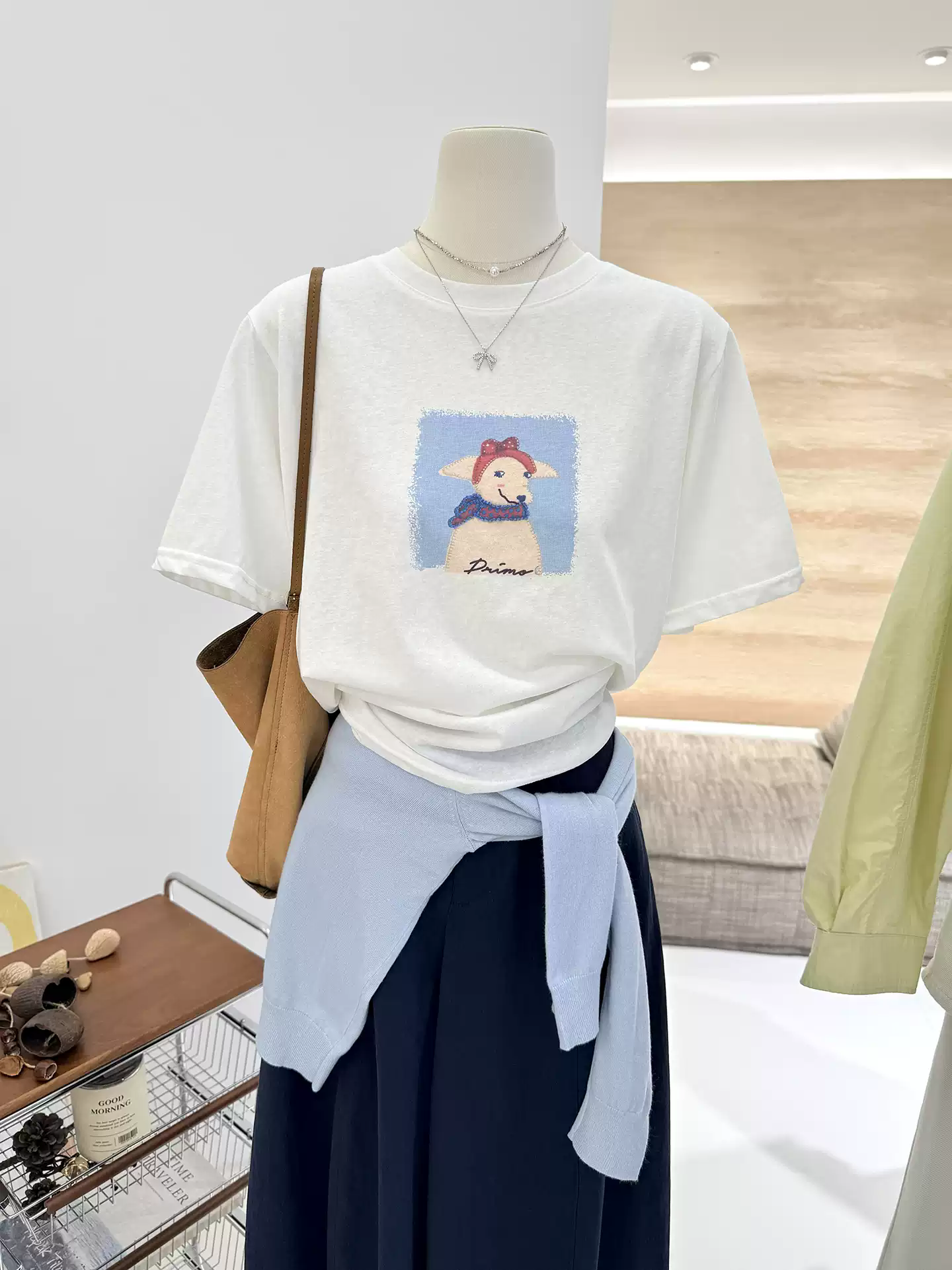 2026 한국 대외 무역 새로운 이후 패키지 칼라 여름 드레스 한 부서 반팔 티셔츠 여성 한국 스타일 루즈핏 빅 사이즈 프린트