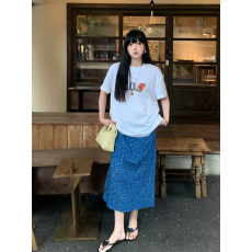 批发2026韩国<b class='q'>外贸</b>订单休闲时尚  夏装韩系短袖T恤女韩版宽松大码印花
