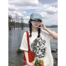 批发官图 21支纯棉-210克 后包领 夏装韩系<b class='q'>短袖</b><b class='q'>T</b><b class='q'>恤</b>女韩版宽松大码印花