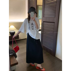 批发官图 21支纯棉-210克 后包领 夏装韩系<b class='q'>短袖</b>T恤<b class='q'>女</b>韩版宽松大码印花