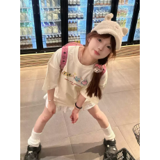 批发官图 21支纯棉-210克 后包领 夏装韩系<b class='q'>短袖</b>T恤<b class='q'>女</b>韩版宽松大码印花