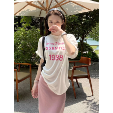批发官图 21支纯棉-210克 后包领 夏装韩系短袖T恤女韩版<b class='q'>宽松</b><b class='q'>大码</b>印花