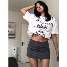 批发官图 21支纯棉-210克 后包领 夏装韩系短袖T恤女<b class='q'>韩版</b>宽松<b class='q'>大码</b>印花