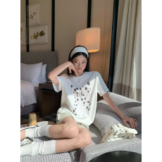 批发官图 21支纯棉-210克 后包领 夏装韩系短袖T恤女<b class='q'>韩版</b>宽松<b class='q'>大码</b>印花