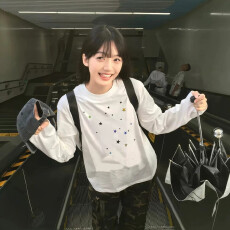 批发官图 21支纯棉-210克 秋装长袖<b class='q'>T</b>恤女宽松上衣印花