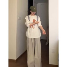 批发<b class='q'>秋装</b>长袖T恤女宽松上衣印花