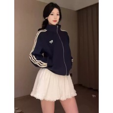 批发华棉复合 <b class='q'>薄</b>款/加绒 短款棒球服外套女百搭<b class='q'>夹克</b>开衫