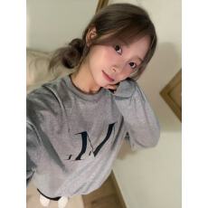 薄款/加绒 秋冬装加绒圆领卫衣女印花