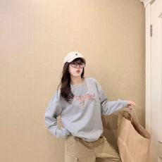 批发官图  华棉复合-薄款/加绒 秋冬装加绒圆领卫衣女印花<b class='q'>宝宝</b>绒