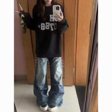 批发官图 实价 华棉复合-薄款/加绒 秋冬装加绒圆领卫衣女印花<b class='q'>宝宝</b>绒