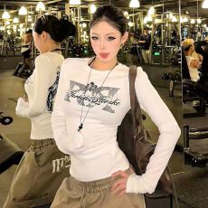 批发# 官图  莫代尔1*1随心裁260g  薄款/加绒 <b class='q'>长袖</b>T恤女<b class='q'>打底衫</b>
