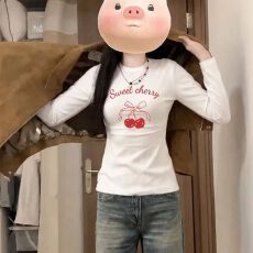 批发# 官图  莫代尔1*1随心裁260g  薄款/加绒 <b class='q'>长袖</b>T恤女<b class='q'>打底衫</b>