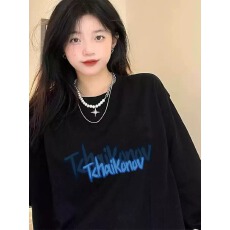 批发官图 实价 华棉复合-薄款/加绒 秋冬<b class='q'>装</b>加绒圆领卫衣女印花<b class='q'>宝宝</b>绒