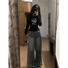 批发2026韩国新款  莫代尔1*1随心裁260g  薄款/加绒 长袖T恤女<b class='q'>打底衫</b>