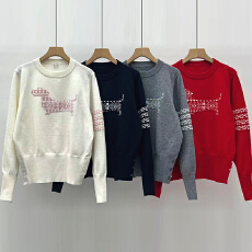 批发实拍  2025秋冬新款 提花小狗针织衫 毛衣 女款上衣 圆领<b class='q'>T</b><b class='q'>恤</b>