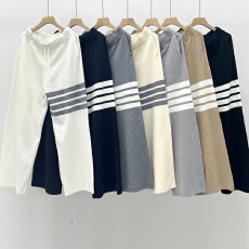 批发女装抽绳新款直筒休闲裤长裤