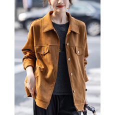 批发限价+12+小视频 时尚新款2026春秋复古显瘦夹克美拉德上衣女