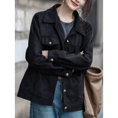 批发限价+12+小视频 时尚新款2026春秋复古显瘦夹克美拉德上衣女