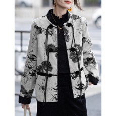 批发限价+12+小视频 春秋国风休闲外套2026新款新中式洋气短款上衣