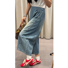 批发<b class='q'>孕妇</b><b class='q'>牛仔</b>短裤女2026新款夏季薄款外穿七分宽松显瘦<b class='q'>休闲</b>大码阔腿裤