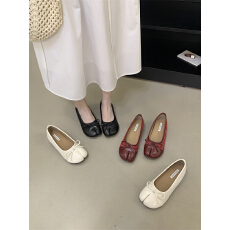 批发内增高小香风红色小众单鞋女鞋子2026春季猪蹄配裙子芭蕾舞晚晚鞋